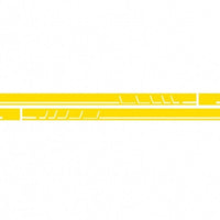 Decalcomanie laterali Adesivo in vinile Giallo opaco per Mercedes CLA W117 C117