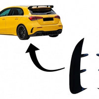 Spoiler Posteriore Alette Per Mercedes Classe A W177 Laterale Paraurti
