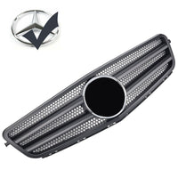 Griglia sportiva per Mercedes W204 S204 C nero opaco C63 AMG LOOK