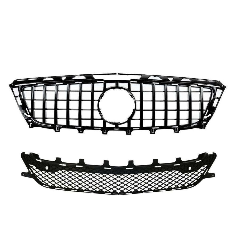 per Mercedes CLS W218 11-14 Griglia Anteriore Panamericana Nero