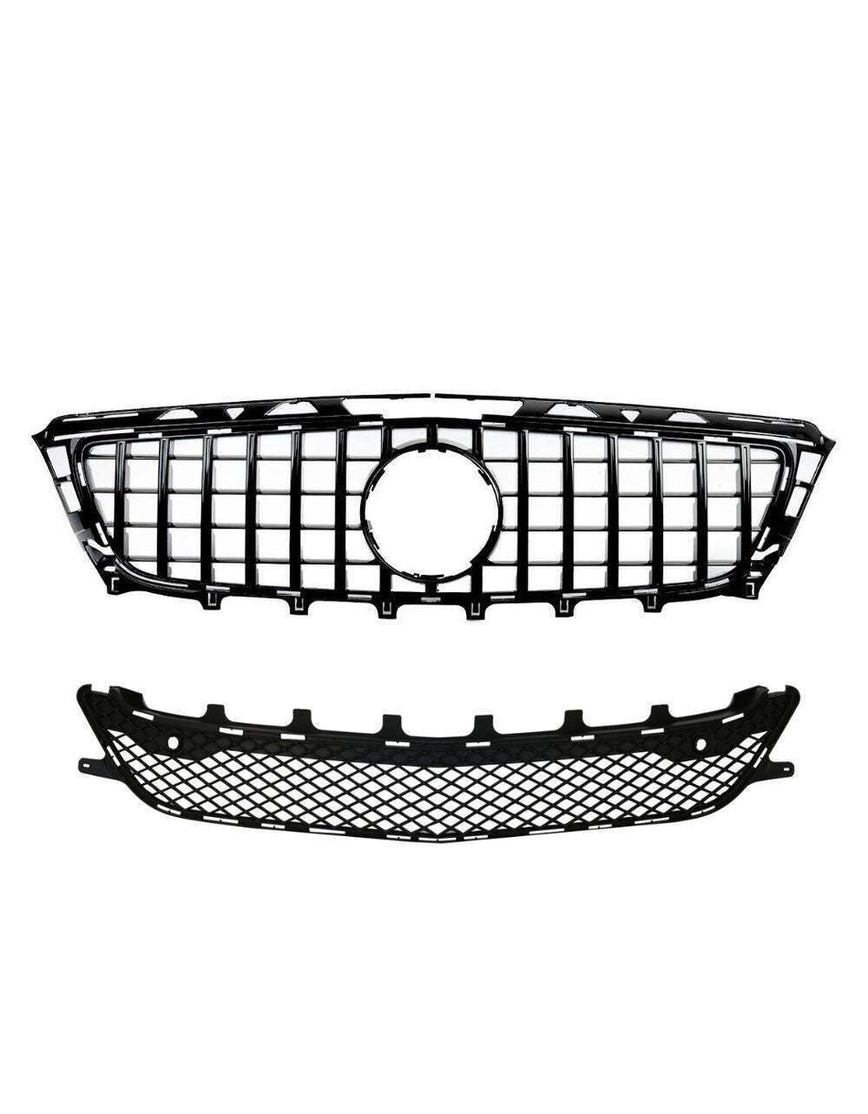 per Mercedes CLS W218 11-14 Griglia Anteriore Panamericana Nero