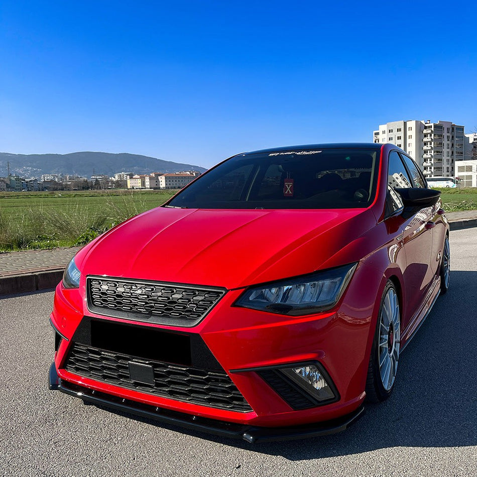 Splitter anteriore per SEAT Ibiza MK5 2017-2021 con omologazione ABE TÜV