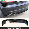 Diffusore Posteriore MODELLO "S3" per Audi A3 8P 2008-2012 (3/5 porte) Dam NERO