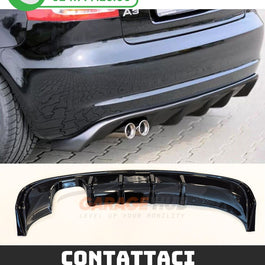 Diffusore Posteriore MODELLO "S3" per Audi A3 8P 2008-2012 (3/5 porte) Dam NERO