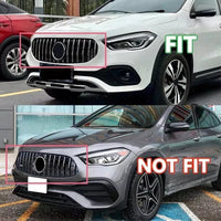 GRIGLIA PANAMERICA per MERCEDES GLA H247 Total Black per GLA STANDARD (non AMG)