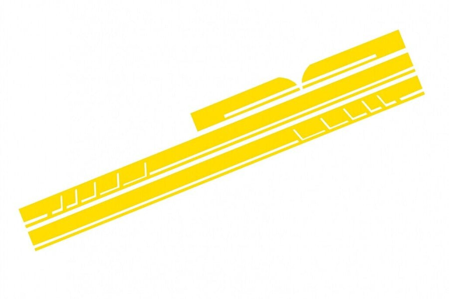 Decalcomanie laterali Adesivo in vinile Giallo opaco per Mercedes CLA W117 C117