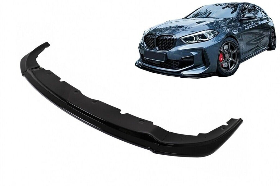 Spoiler per paraurti anteriore per BMW Serie 1 F40 M Sport (2019-up) Piano Black