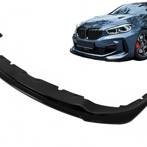 Spoiler per paraurti anteriore per BMW Serie 1 F40 M Sport (2019-up) Piano Black