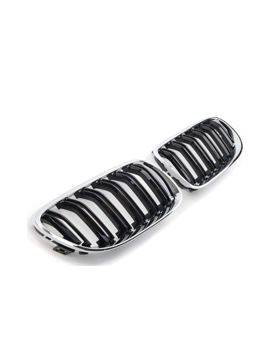 per Serie 3 E92 E93 10-13 Griglia Radiatore Nero Cromato