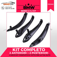 KIT TOTALE 4 MANIGLIE SINISTRA+DESTRA ANT/POST per BMW Serie 3 F30 F31 F34 F80