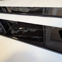 Sotto MINIGONNE NERO LUCIDO per AUDI A1, TT, GOLF 4 5 6 7, Peugeot 206 207