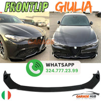 UPGRADE MOD *LOOK QUADRIFOGLIO* per ALFA ROMEO GIULIA LAMA SPLITTER FRONTALE