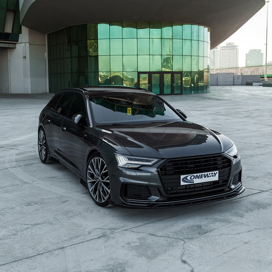 Splitter anteriore per AUDI A6 S-Line / S6 C8 2019+ v3 con ABE TÜV