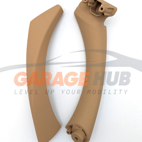 SET 3 MANIGLIE effetto pelle per BMW Serie 3 E90 E91 E92 ->1 Ant. + 2 Posteriori