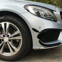Splitter paraurti anteriore Pinne Flaps Aero per Mercedes Classe C W205 S205 C20