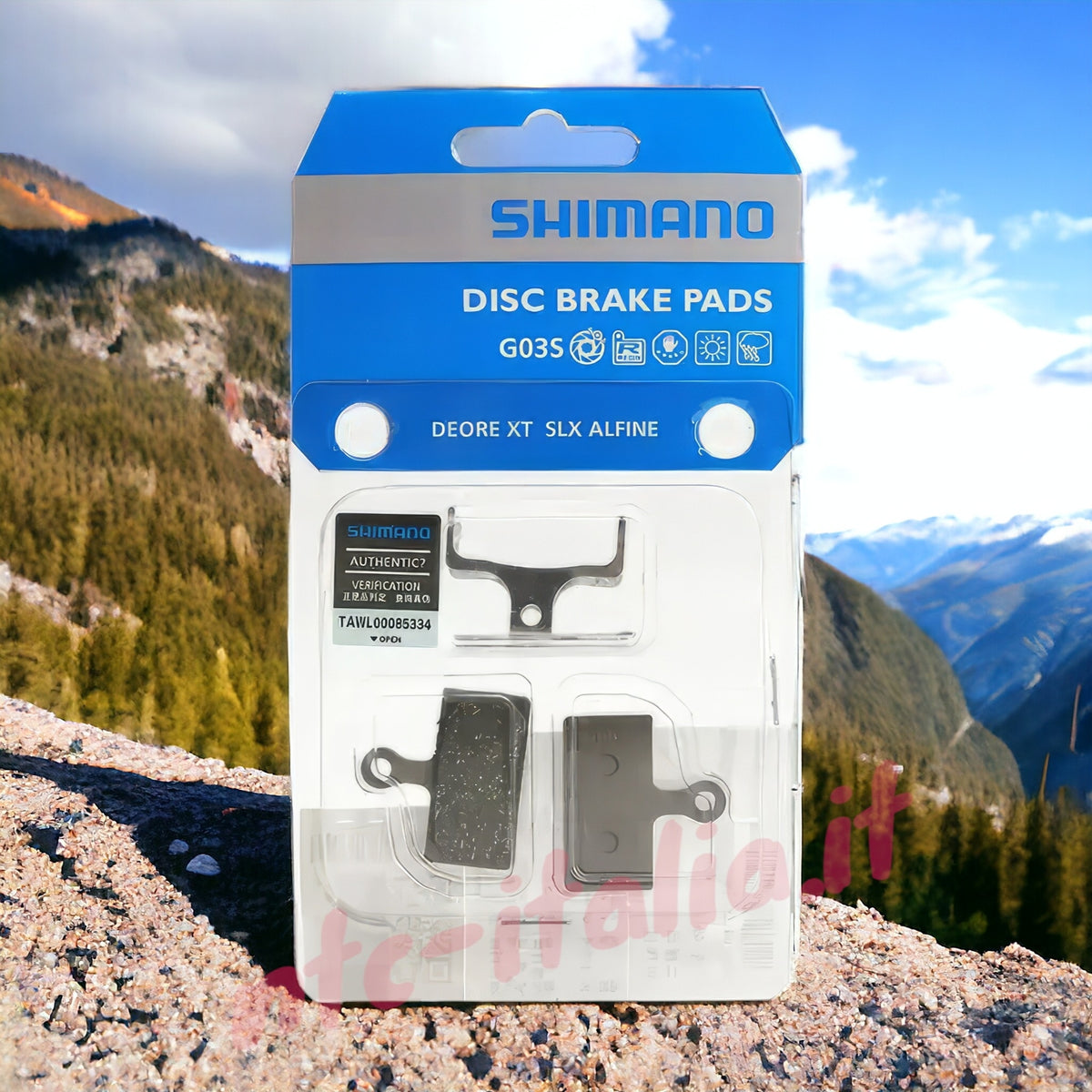 2x PASTIGLIE Freno SHIMANO G05S G03S DEORE XTR SLX ALFINE M9000 M9020 M987 – vista 9