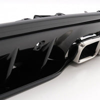 Diffusore Paraurti Posteriore per Mercedes Classe C W205 S205 (2014-2020) C63S D