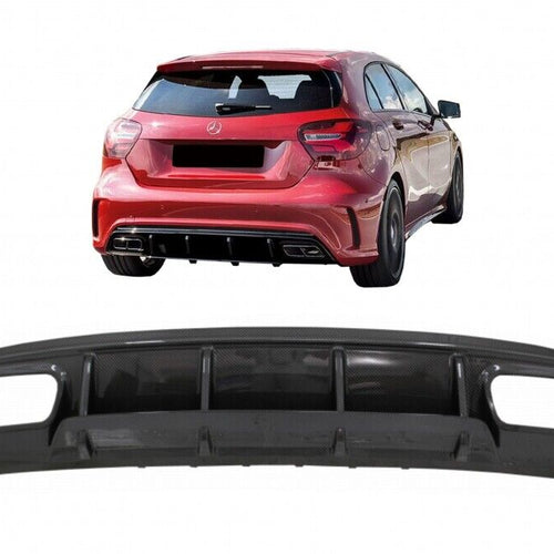 Diffusore per paraurti posteriore per Mercedes W176 Classe A (2013-2018) A45 Fac