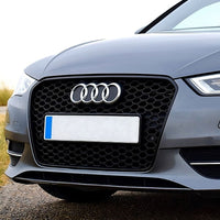Griglia a Nido d'Ape RS3 LOOK Nero Lucido per Audi A3 8V 2012-2016 ✨QUALITÀ TOP✨