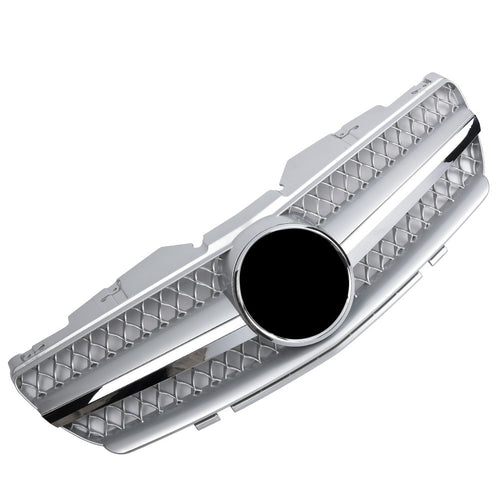 Griglia griglia sportiva per Mercedes R230 SL 2001-2006 argento cromato AMG LOOK