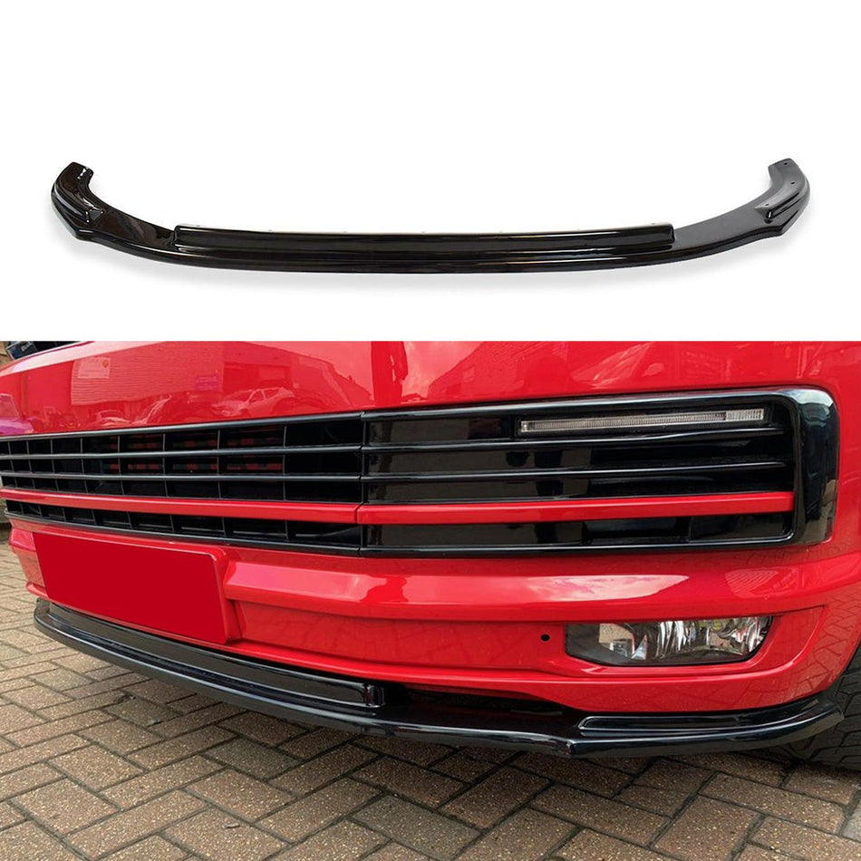 Splitter anteriore per VW VOLKSWAGEN Transporter T6 2015-2019 v2 con ABE TÜV