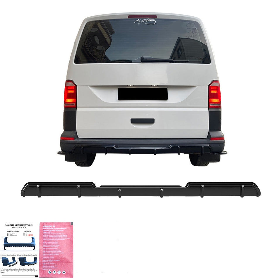 Diffusore posteriore per VW VOLKSWAGEN Transporter T6 / T6.1 2015-2021
