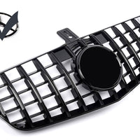 Griglia sportiva per Mercedes W212 PREFACELIFT BLACK PANAMERICANA LOOK