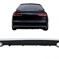 Diffusore per paraurti posteriore per Audi A6 C7 4G Limousine Avant (2010-2014)