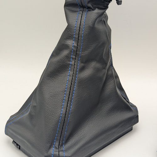 1 Ghetta Cuffia Cambio + 1 Guaina Leva Freno a mano "LINEA BLU" per Opel Corsa C