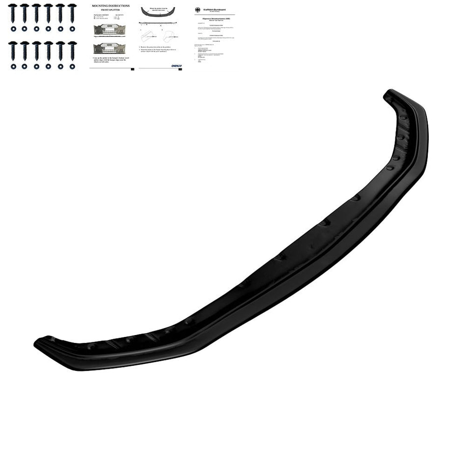Splitter anteriore per BMW Serie 5 G30 / G31 M-Pack 2017-2020 con omologazione A