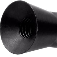 Antenna Estetica per auto Pinna TUNING Nera Carbon-Look Universale + Adattatori