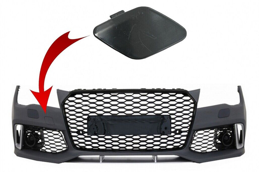 Paraurti anteriore per gancio di traino per Audi A7 4G (2010-2018) Design RS7