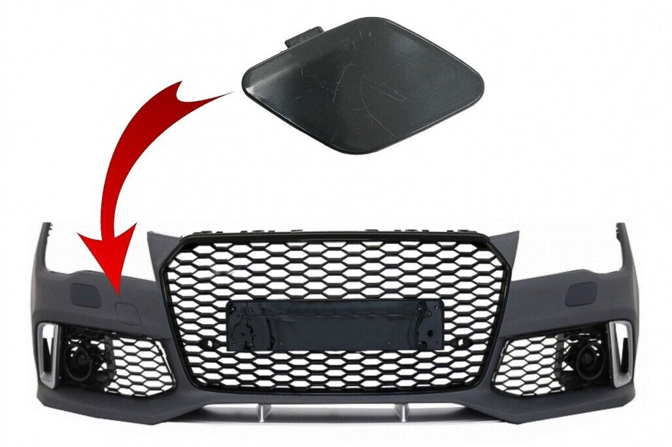 Paraurti anteriore per gancio di traino per Audi A7 4G (2010-2018) Design RS7