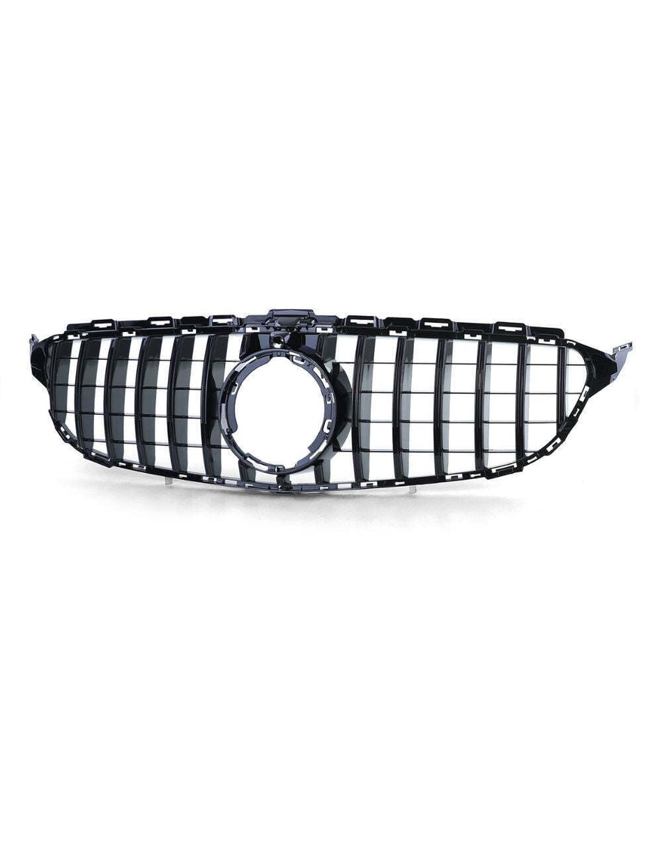 per Mercedes C205 Coupe 18-21 Griglia Radiatore Panamericana 360° AMG