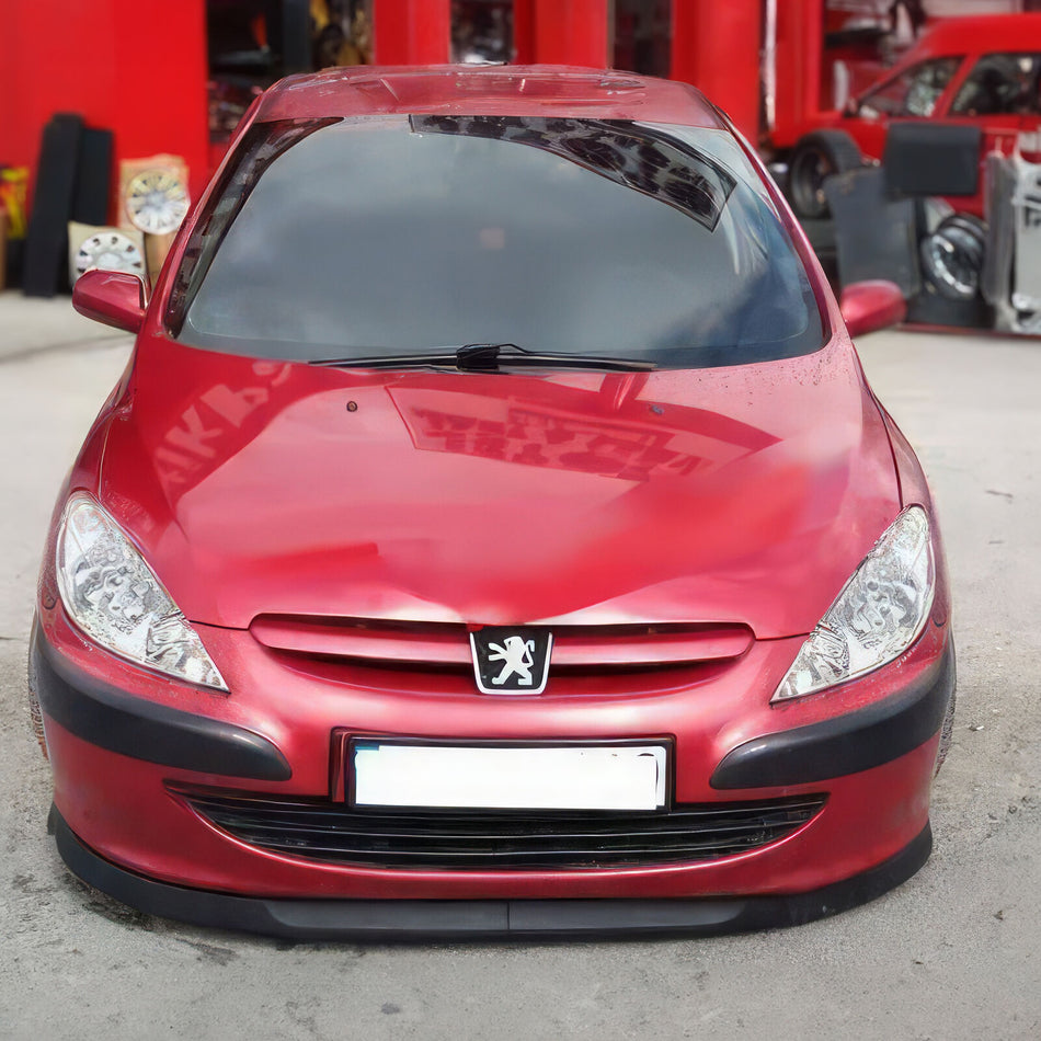 LAMA FRONTALE PEUGEOT 307 207 306 SOTTO PARAURTI SPLITTER SPOILER ANTERIORE