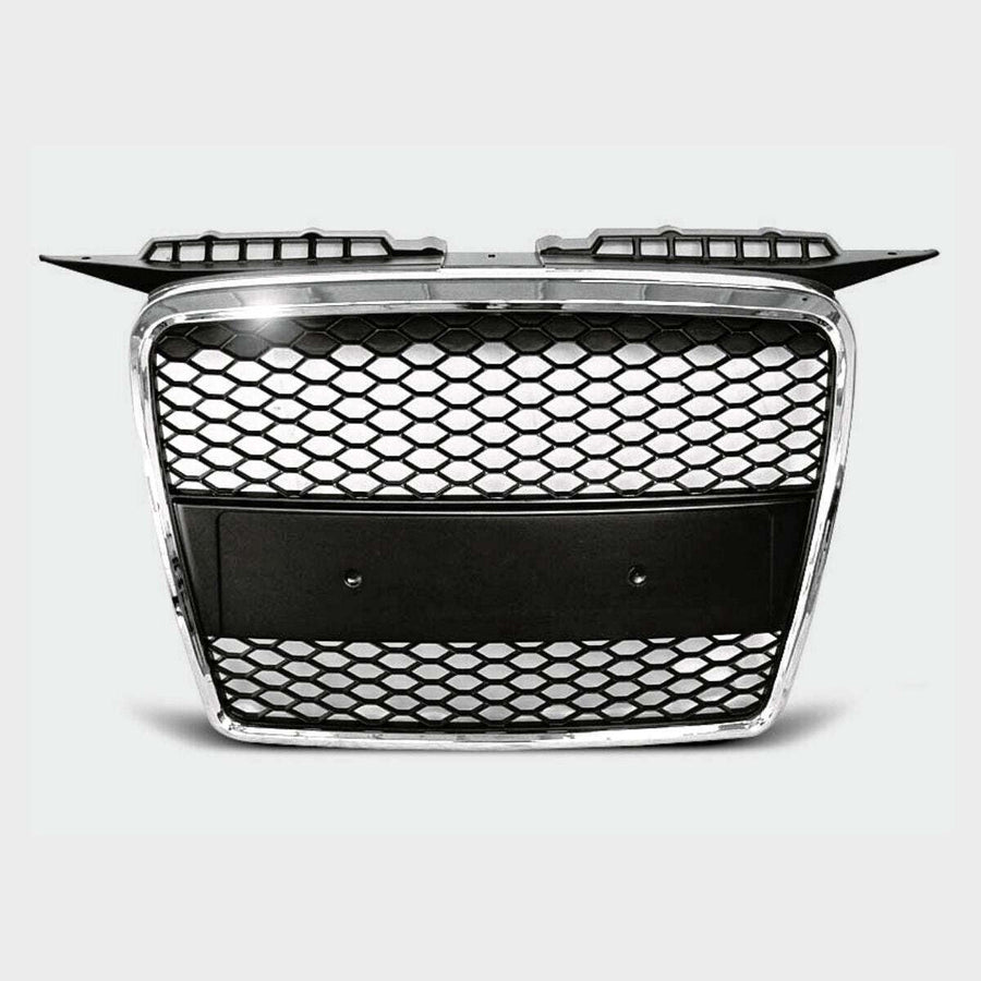 per AUDI A3 8P 8PA 2005-2008 Griglia Anteriore RS Nero Cromato