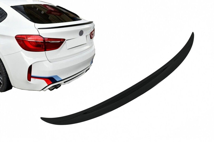 Spoiler per bagagliaio per BMW X6 F16 (2015-up) Design sportivo Nero pianoforte