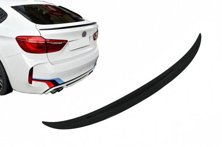 Spoiler per bagagliaio per BMW X6 F16 (2015-up) Design sportivo Nero