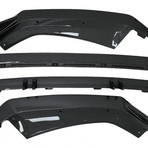 Spoiler per paraurti anteriore per Audi A4 B9 8W S-Line (2016-2018) Carbon Look