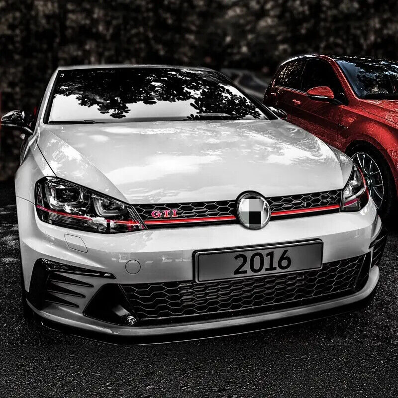 Griglia anteriore per VW GOLF 7 12-17 Mascherina GT NIDO D' APE Nero / Rosso