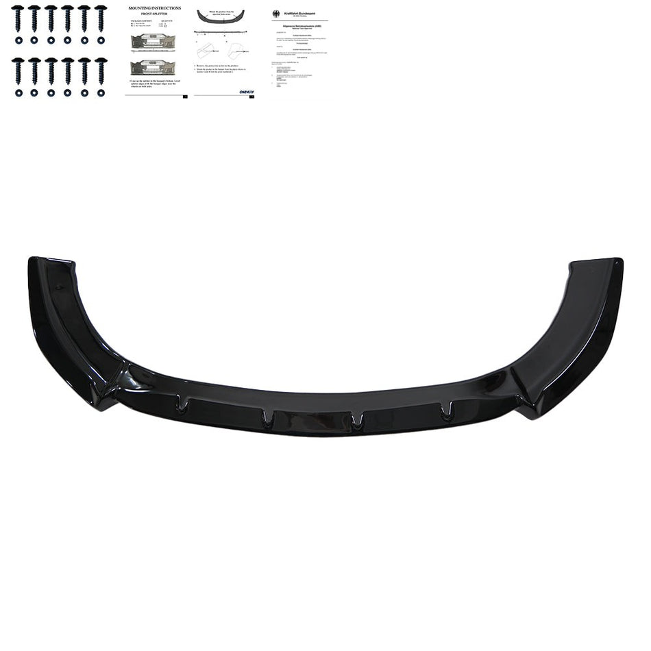 Splitter anteriore per MERCEDES Classe V W447 Facelift AMG-Line 2019+ con ABE TÜ