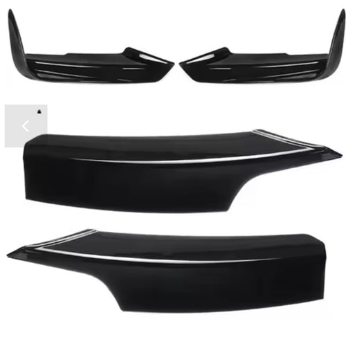 KIT 4 PEZZI Flaps Fendinebbia + LATERALI per BMW Serie 3 F30 F31 F35 (M-SPORT)