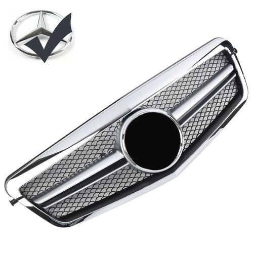 Griglia sportiva per Mercedes W212 S212 E FINO AL 2013 cromata AMG LOOK