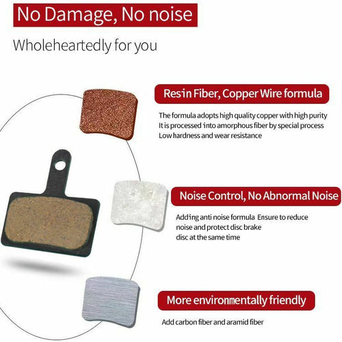 4pz PASTIGLIE Resina per Freno🟢SHIMANO SAINT M810 M820 ZEE BR-M640 BENGAL HELIX