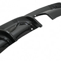 Diffusore spoiler paraurti posteriore doppia uscita per scarico singolo per BMW