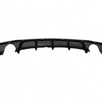 Diffusore spoiler paraurti posteriore doppia uscita per scarico singolo per BMW