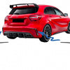 Alette divisori paraurti posteriore per Mercedes Classe A W176 (2012-2018) A45 A
