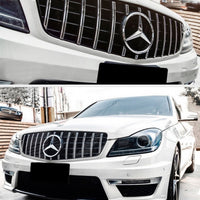 per Mercedes C W204 S204 2007-2014 Griglia Anteriore GT-R Design