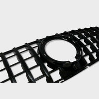 per Mercedes GLC X253 C253 2019-2022 Griglia Anteriore Nera AMG Look