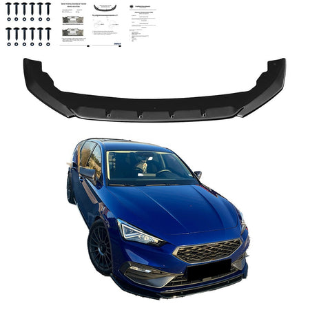 Splitter anteriore per SEAT Leon FR MK4 2020+ con omologazione ABE TÜV – vista 4